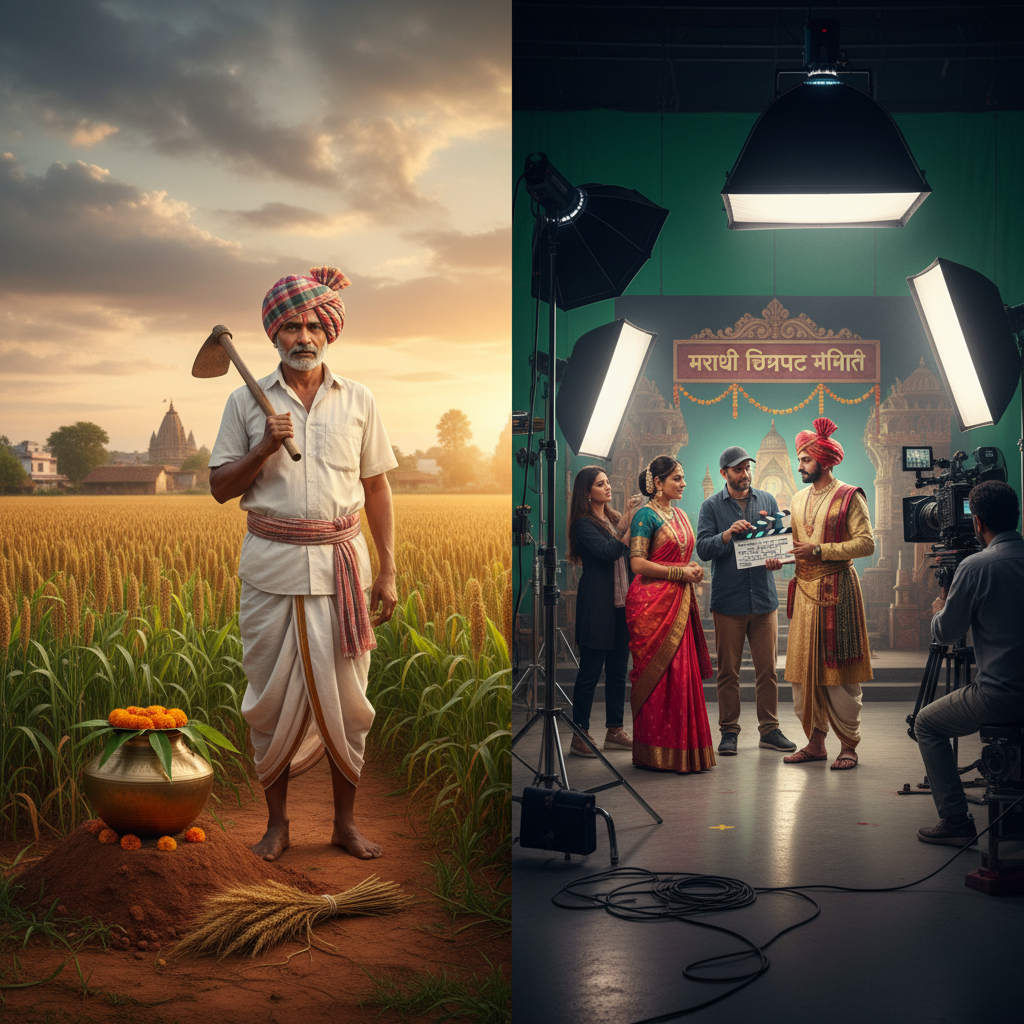 “सिनेमा आणि शेती — दोघांचीही पेरणी मेहनतीची, पण कापणी नशिबाची!”