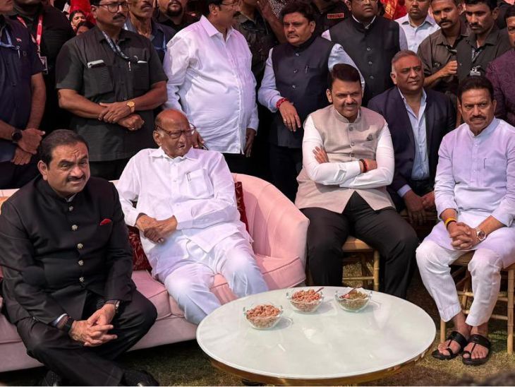 सुप्रीम कोर्टात शिवसेना-राष्ट्रवादीवर सुनावणी; आणि त्याच वेळी शरद पवार, फडणवीस, अदाणी एकाच फ्रेममध्ये — राज्यात राजकीय चर्चांना उधाण!