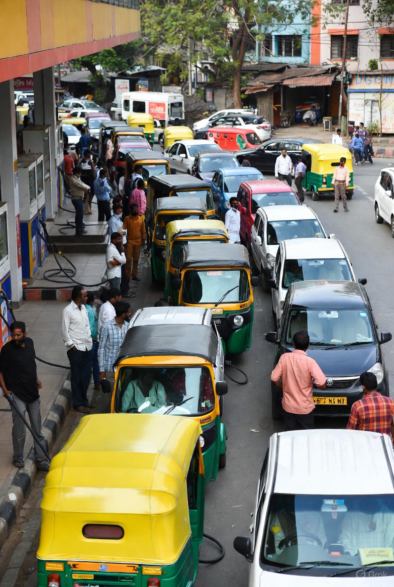मुंबईत CNG तुटवडा तीव्र – नागरिकांची दमछाक, ऑटो-टॅक्सी चालकांचे मनमानी दर; कायदा-सुव्यवस्थेचा बोजवारा?