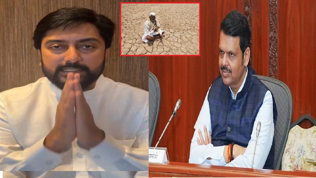 पिकांनी माना टाकल्या,शेतकरी हवालदिल! मराठवाड्यात भीषण दुष्काळाचे संकट;कृत्रिम पावसासाठी धीरज देशमुखांचे सरकारला साकडे