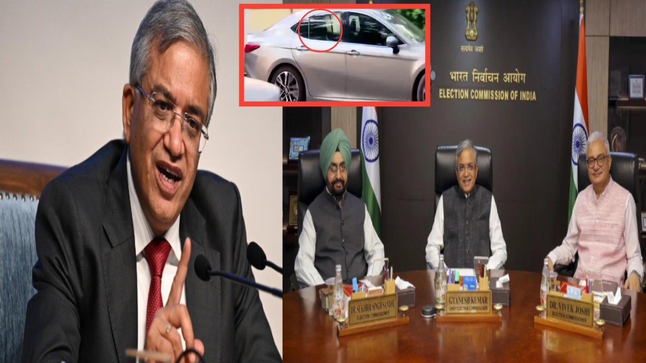 निवडणूक आयोगातील अंतर्गत वादाचा स्फोट! मुख्य निवडणूक आयुक्त ज्ञानेश कुमार यांच्या राजीनाम्याची विरोधकांकडून जोरदार मागणी, कडेकोट बंदोबस्तात ज्ञानेश कुमार निवासस्थानातून कार्यालयाकडे रवाना